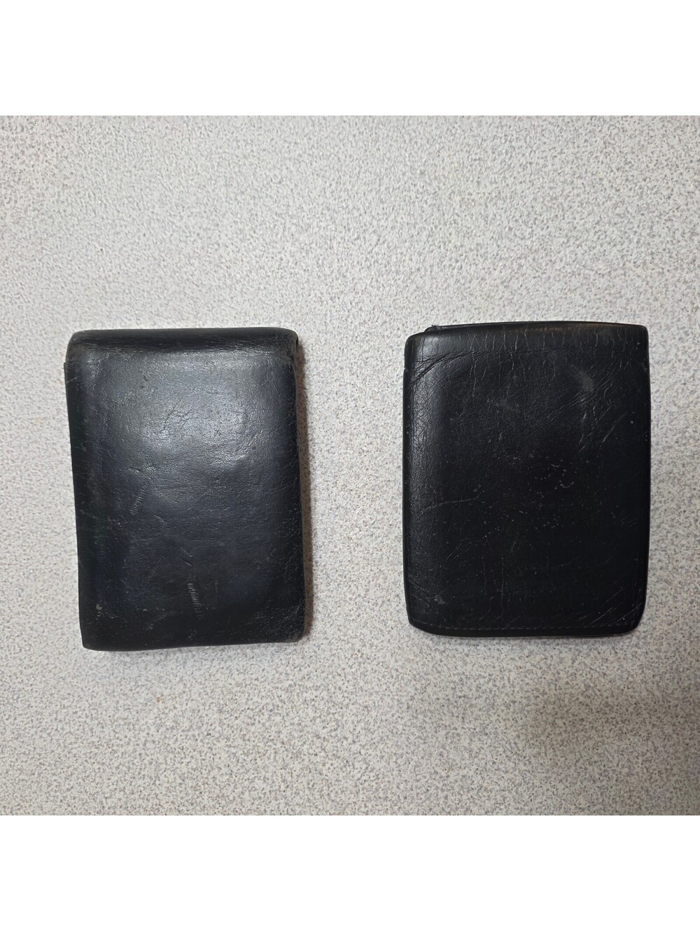 Vintage Black Leather Wallets - Picture 2 of 8